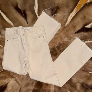 Women's Cream Jeans